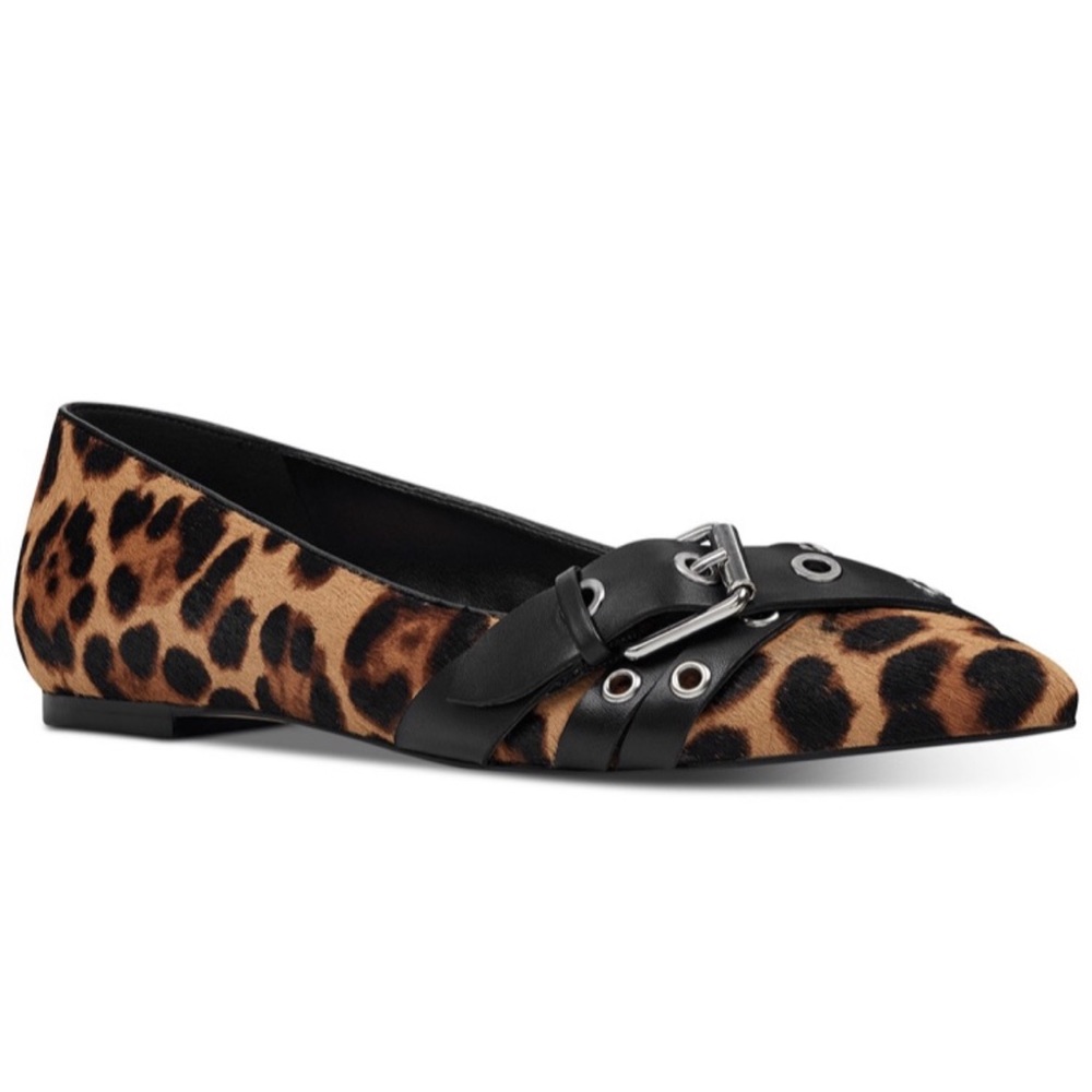 Nine West cheetah print flats